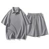Plus Size Men's Casual And Versatile Men's Sports Two-piece Set