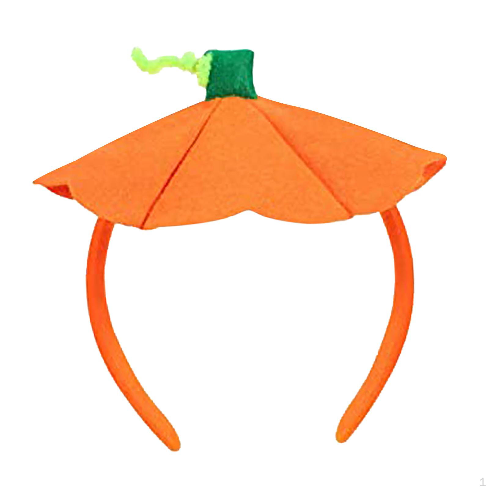 Festive Pumpkin Headband for Halloween Costume Parties Style B