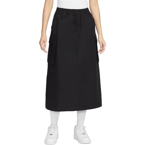 Nike Sportswear Casual Long Skirt Women s HV2497-010 EU S чёрный