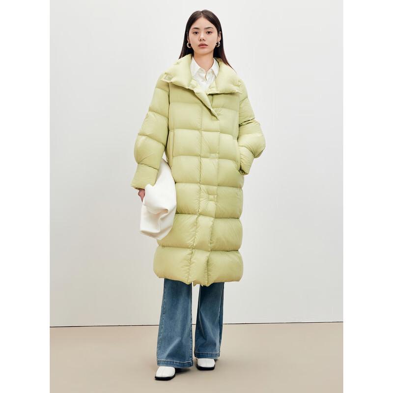 

Peacebird Women s Mid-Length Stand-Collar Puffer Down Jacket L