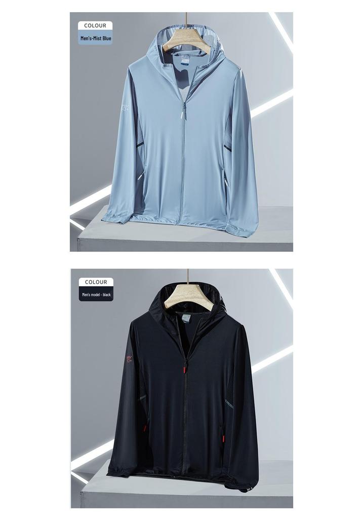 Lightweight UPF50+ Sun Protection Jacket - Breathable Ice Silk for Men & Women Summer Wear