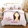 Bakuman Beding Set Printed Bed Linen Set With Pilowcase Soft Duvet Cover Soft Single Double Quen Super King-Sized Dimensionsd Dimensions Adult People