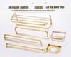 Antique European-Style Rose Gold Towel Rack for Bathroom Storage