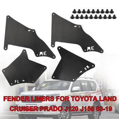 Autozubehör Spritzschutz Schmutzfänger Vorne Hinten Auto Schmutzfänger Kotflügel Für Toyota Land Cruiser Prado 2003-09 4 Stück/Satz