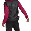 Adidas Solid Color Zip-Up Stand Collar Vest Men Tops Black FT2417