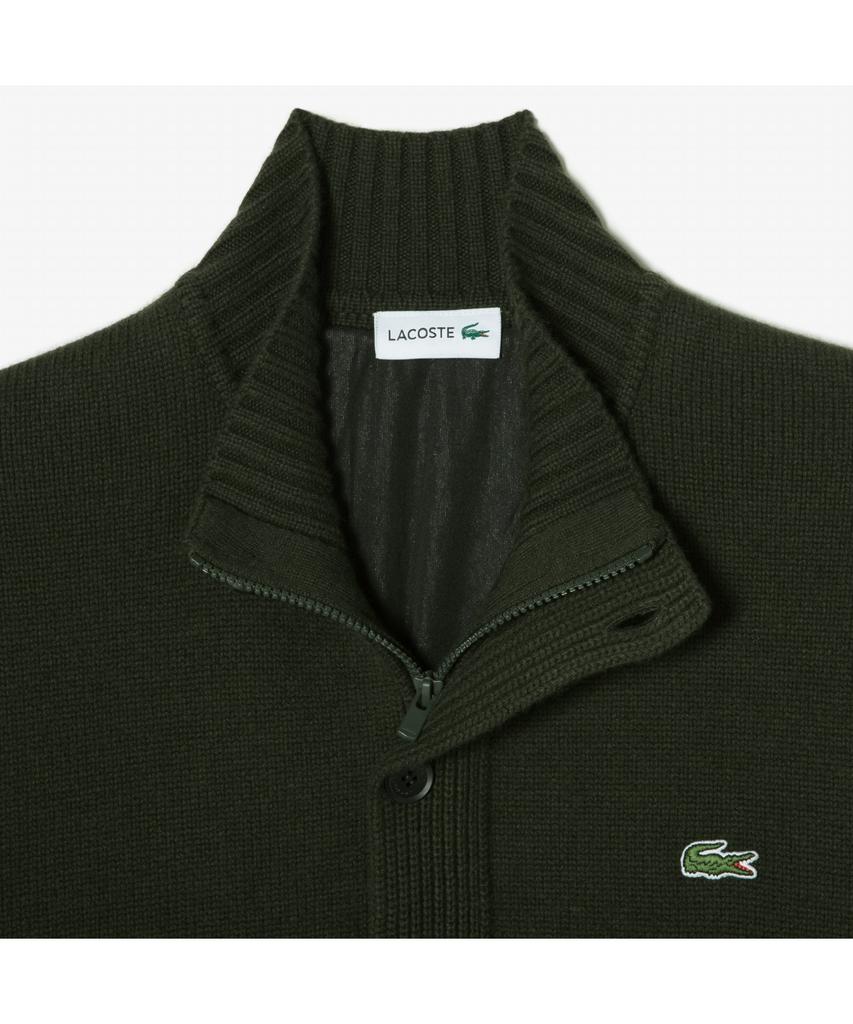 Lacoste Men'S Button-Up Windproof High-Neck Cardigan Ah801E-55N L7A