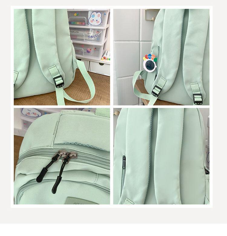 Versatile Women's Campus Backpack: Large Capacity, Perfect for High School Students & Travel