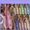 Women's Boho Floral Strappy Dress Oversized Maxi Kaftan For Summer Beach Parties