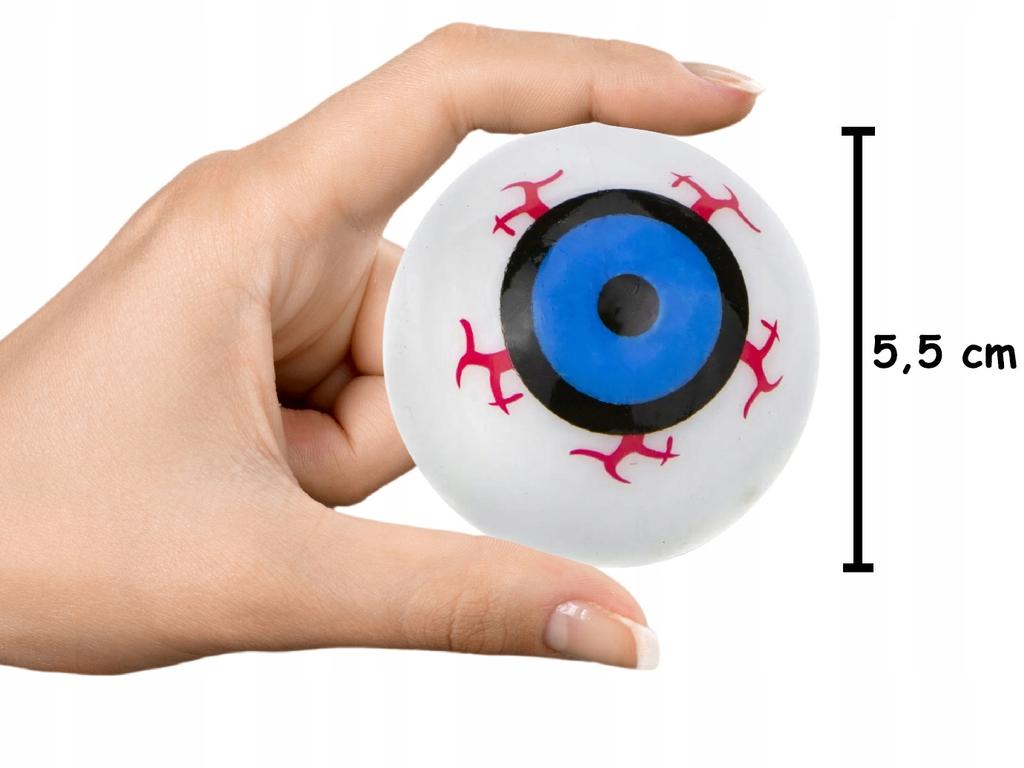 Glowing Bouncing Ball Two Colors Light Space Eye Ball Small Ball