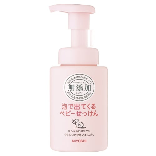 [Set] Miyoshi Soap Additive-Free Foaming Baby Soap, Pump, 250ml, Set of 2