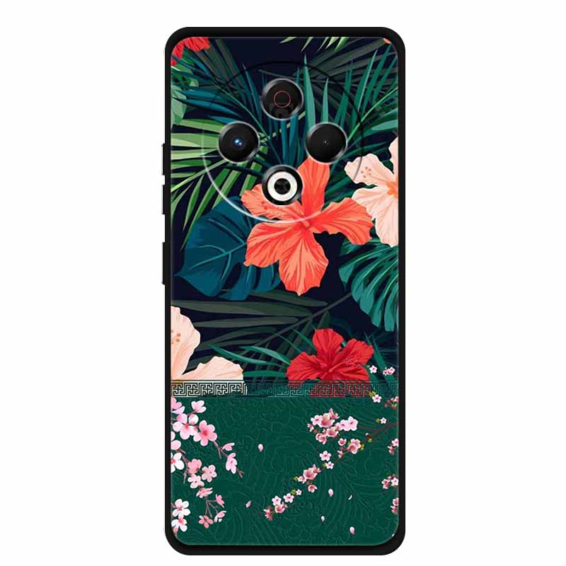 3D Phone Cover For Tecno Pova 6 Neo Pova6Neo Cases Soft TPU Silicone Case Tecno Pova 6 Pro Pova6 Embossed Flowers Blossoms Funda
