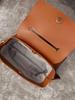 2024 Trendy Retro Brown Flannel Women's Large Capacity Messenger Shoulder Bag for Autumn/Winter