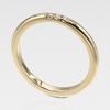TIFFANY&Co. forever classic band Ring K18 yellow gold/diamond #4.9(US Size) 2.55g Women Used