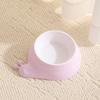 Stainless Steel Pet Cat Feeder Bowl Anti-spill Snail Shap Cat Water Feeder Anti-leakage Non-slip Food Water Bowls Outdoor Use
