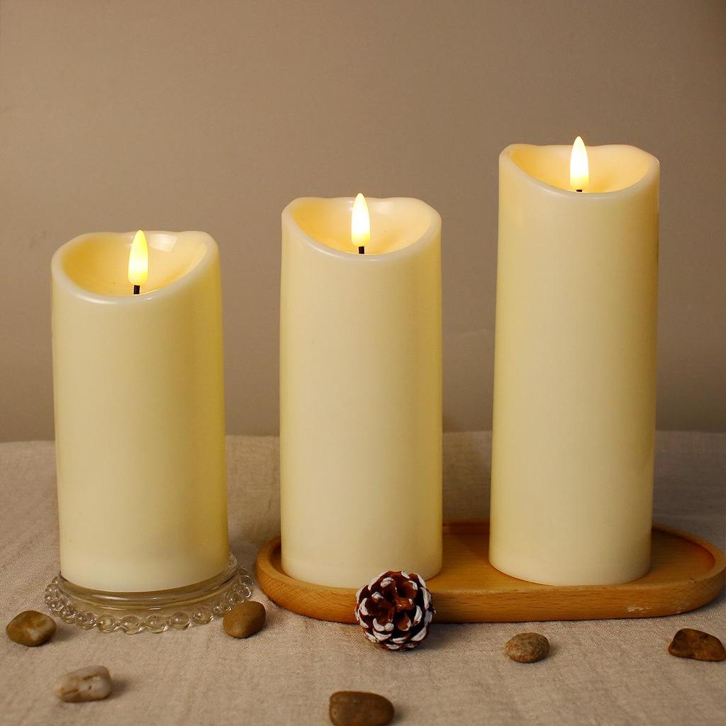 LED Tea Light Candles - Flameless Weeping Lights for Christmas and Wedding Decorations