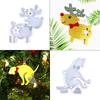 Puppy Wall Hanging Epoxy Mold Diy Keychain Pendant Wall Decoration Christmas Elk Ornament for Key Pendant Silicone Mold