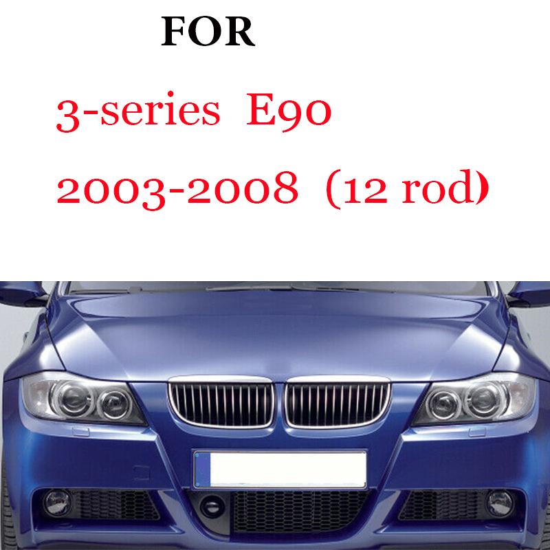 3Pcs Front Grille Trim Strips For BMW Series 1 2 3 4 5 6 7 8 X1 X2 X3 X4 X5 X6 X7 Z4 E46 E90 F30 E60 E81 F20 F45 F36 F10 F48 F25 FZ7