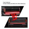 Hot selling pickup truck rear taillight multi-function three-row three-color flowing light lamp tube car pickup truck modificati