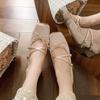 Mode 2025 Allround Mary Jane Damen Schuhe Sommer Abend Abend Wind Schleife Riemen Blockabsatz Schuhe