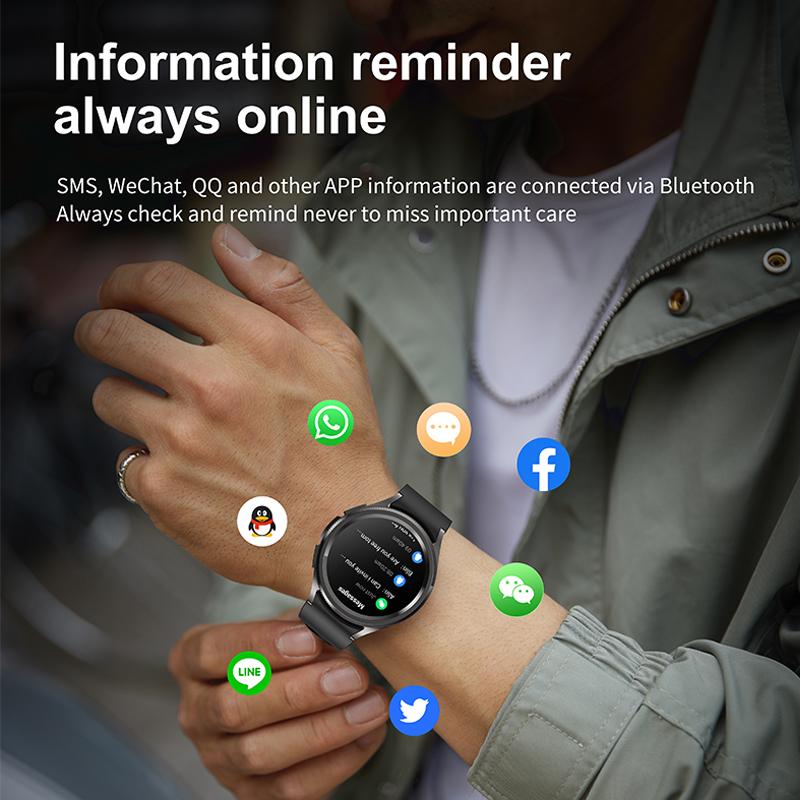 2025 Neu 1,46 Zoll 360*360 HD Auflösung Smartwatch Damen Herren Sport Fitness Gesundheit Wasserdicht Bluetooth Anruf Smartwatch