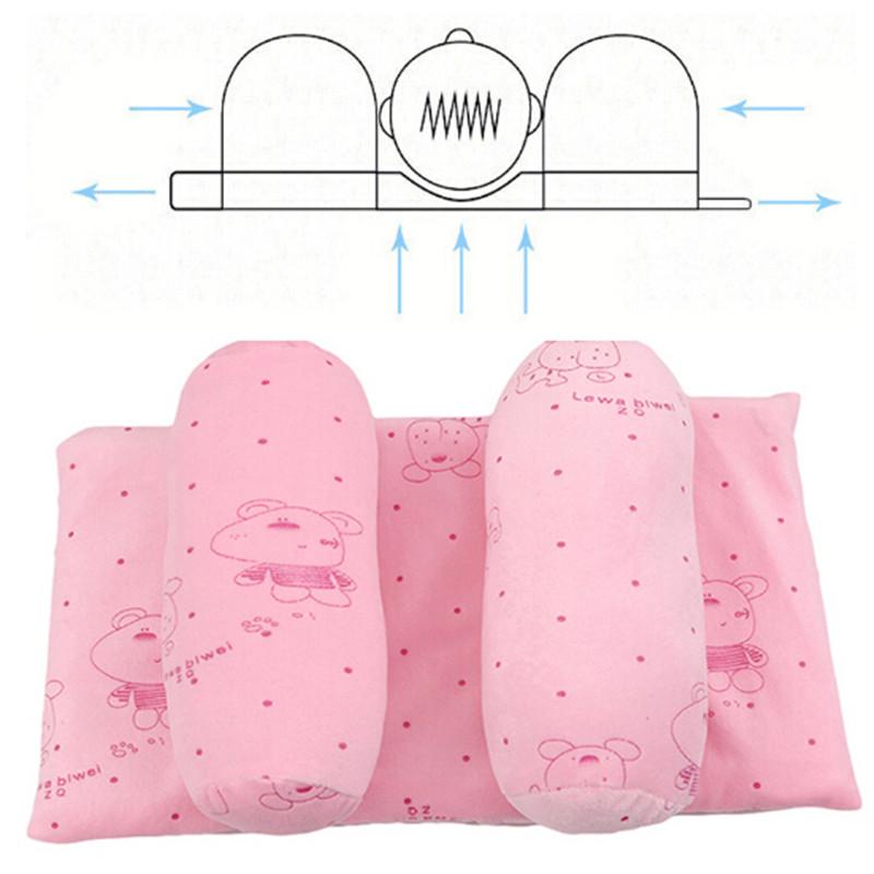Almohada protectora para dar forma al bebé, cojín de soporte para la cabeza para dormir, posicionador de cabeza, almohada antivuelco