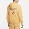 Jordan Printed Pullover Hoodie With Long Sleeves Men Tops Buckskin-Brown CZ6094-217