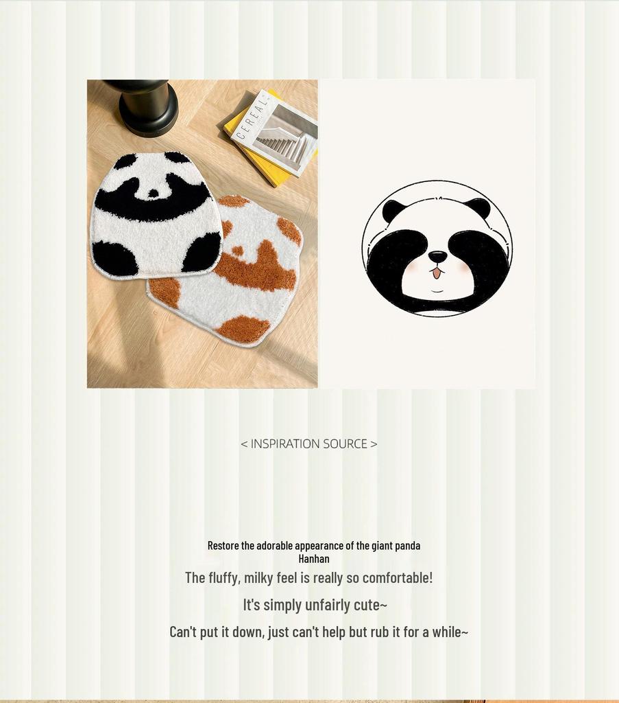 Cute Winter Flocking Plush Seat Cushion – Non-Slip, Thickened, Tufted Office Chair Pad