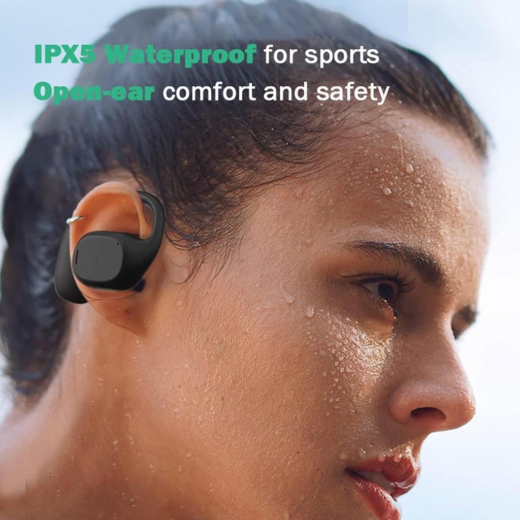 Open Ear Headphones Wireless Bluetooth Air Bone Conduction Headphones Head Set Bluetooth Open Ear Bone Conduction Earbuds Headset Conducting