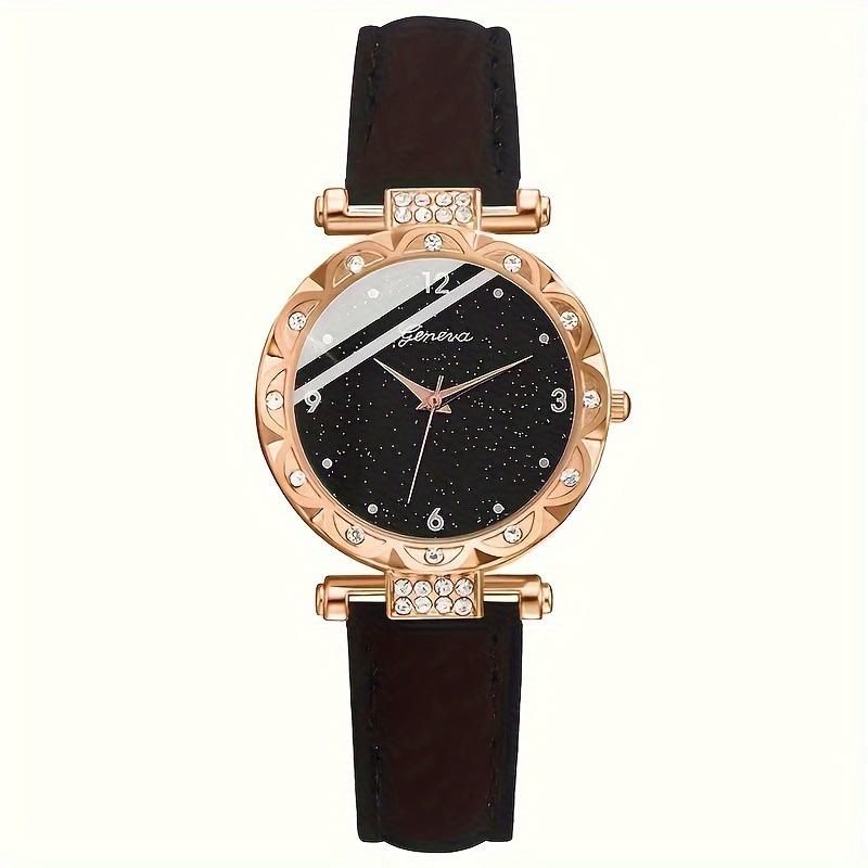 Ladies Watch Fashion Diamond Star Watch Temperament Frosted Quartz Watch