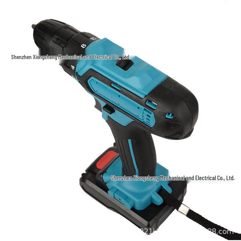 Rechargeable Multifunctional Electric Handheld Impact Drill & Screwdriver with Toolbox