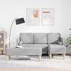 Sofa Set 2 pcs Cloud Grey 173 x 131 x 67 cm Polyester