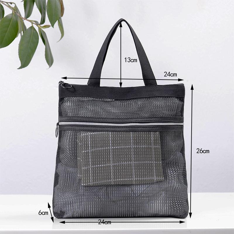 Portable Multi-Pocket Mesh Beach and Travel Bag