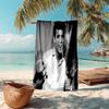 Proof Beach Towel with Singer Cliff Richard Pattern - Soft,absorbent,quick-drying,machine Washable - Perfect for Swimming,camping,bathing