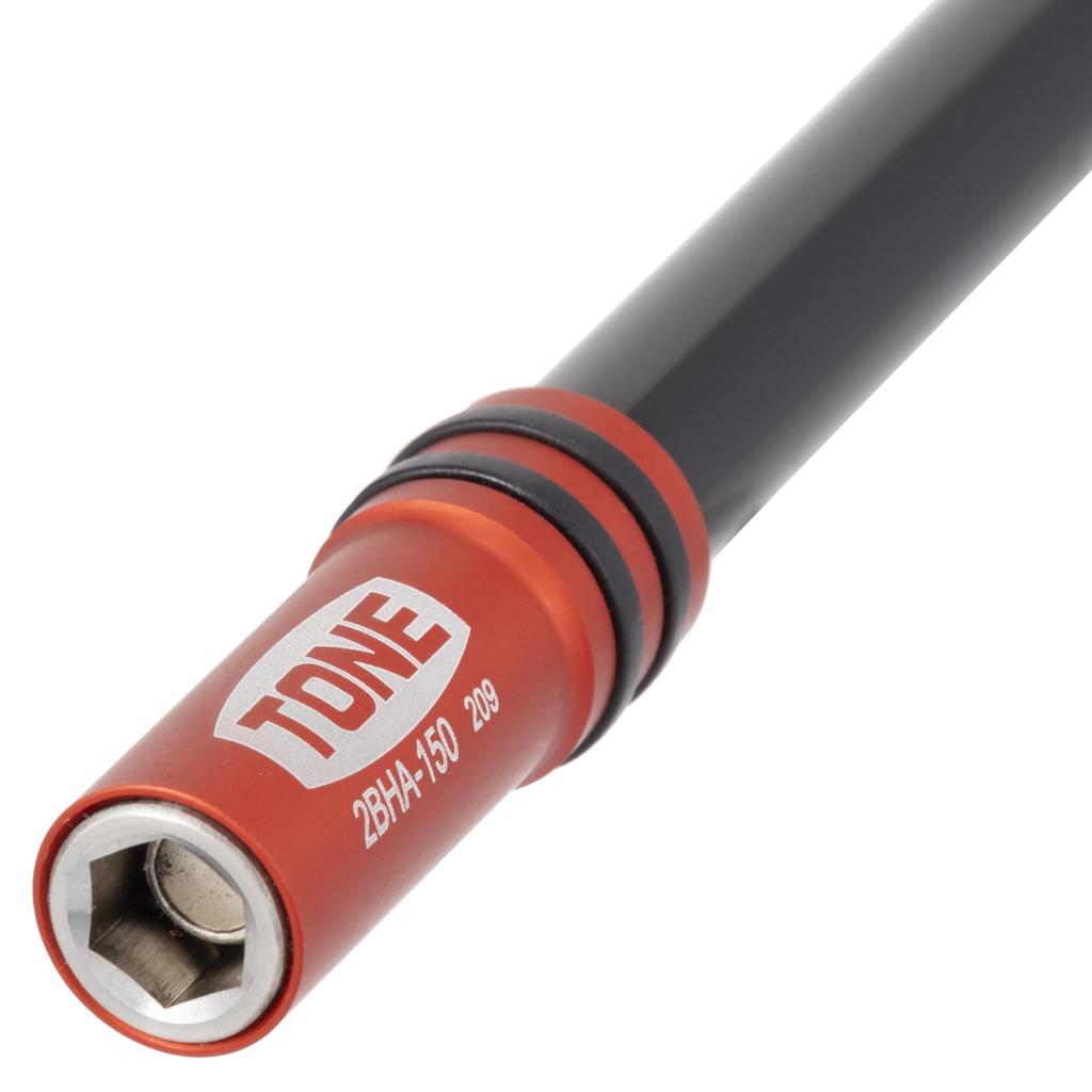 TONE Bit Holder for Electric 150mm Overall Length 2BHA-150 Drills, Red,