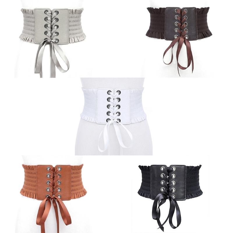 Women Girls Vintage Style Costume Waist Belt Body Shaper Steampunk Sexy Waist Bands Waist Decoration Daily Accessory
