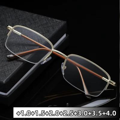 Reading Glasses Men And Women Comfortable Spring Mirror Legs  Fashion Age-Reducin Blue Light Glasses Simple Clear Glasses