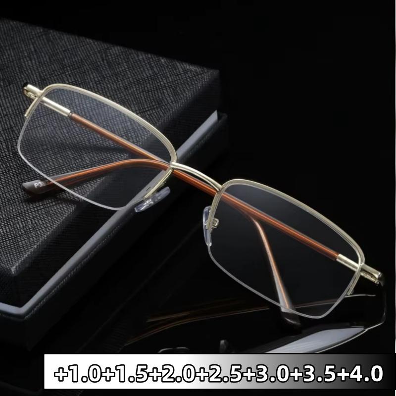 Reading Glasses Men And Women Comfortable Spring Mirror Legs  Fashion Age-Reducin Blue Light Glasses Simple Clear Glasses