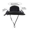 Breathable Outdoor Wide Brim Sun Hat Waterproof Wide Brim Solar Fan Hat  for Men Women