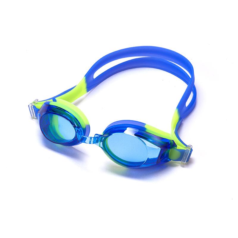 Two-tone Spliced Swimming Goggles, Anti-fog, Waterproof, Professional Training Swim Goggles for Men and Women, Adult Style, Fashionable and Colorful