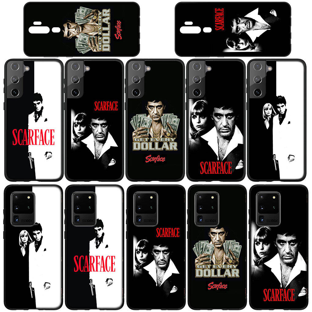 for Samsung Galaxy S25 S24 iPhone 17 16 15 Xiaomi Redmi Note 14 13 12 11 Plus Pro Max XR Phone Case Scarface Al Pacino Tony Montana OPPO Huawei Cover
