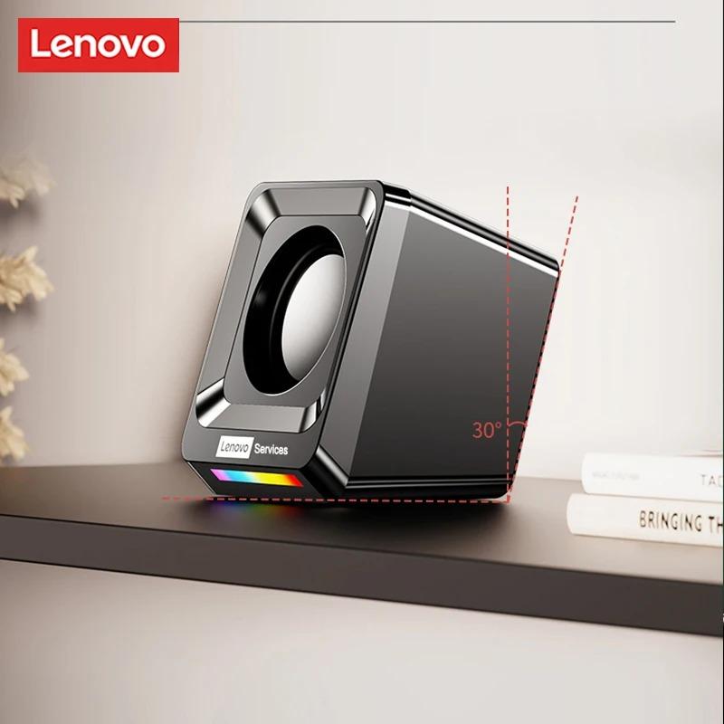 Original Lenovo A01 Wired Wireless Speaker Low Latency With Rich Bass Soundbox For Phone Computer Loud Speaker