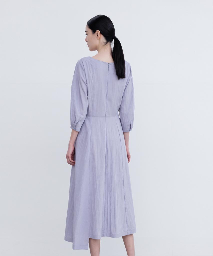Rie Square Neck Puff Sleeve Dress Lv