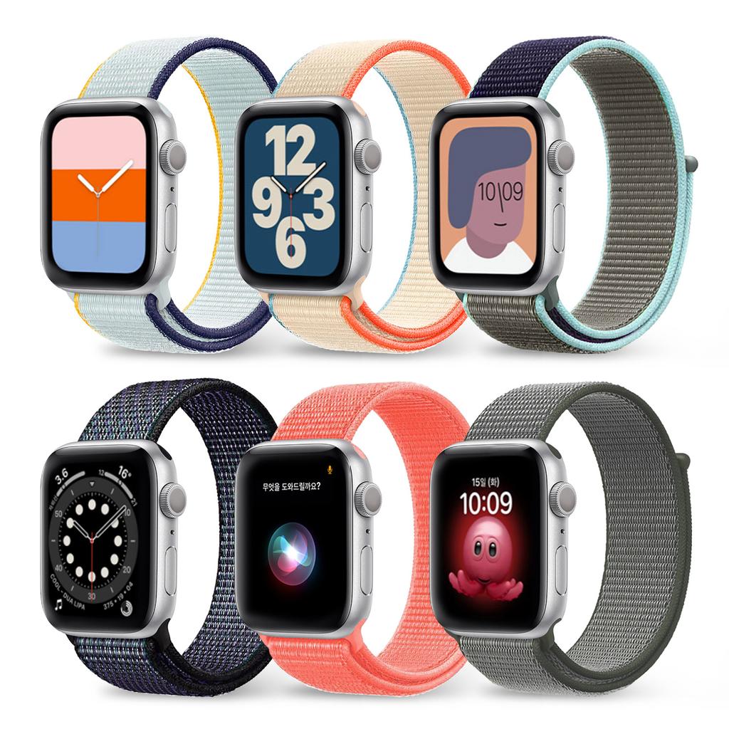 Syalon6 Apple Watch Strap Sport Loop Band (B Type)