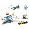 731PCS Aviation World Civil Airport Aircraft Assembly Model Building Block Pull Back Luggage Van Children Diy Bricks Toy Boy Gifts