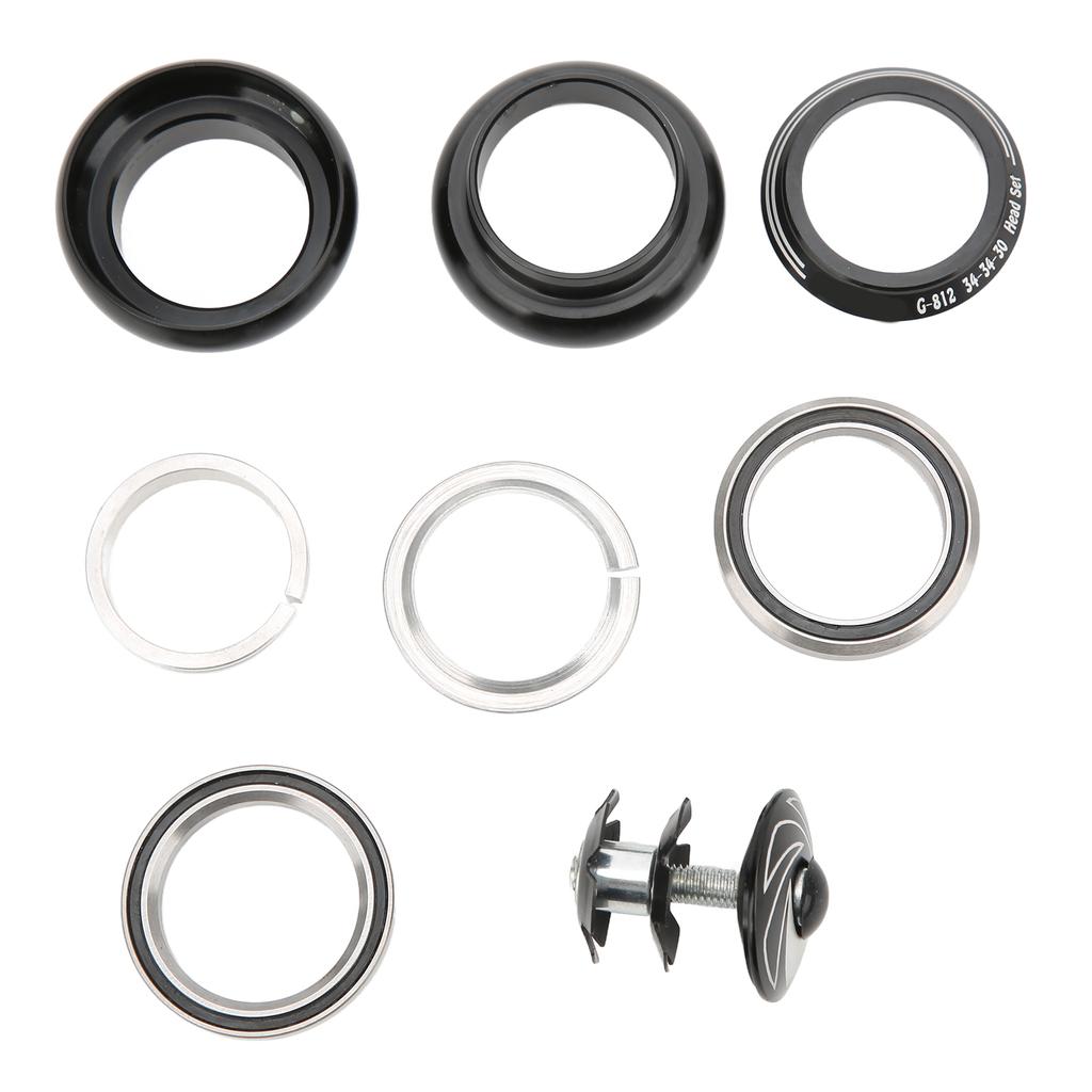 Bike Headset Aluminum Alloy Exquisite Workmanship Strong Durable High Strength Long Service Life Cycling Accessory