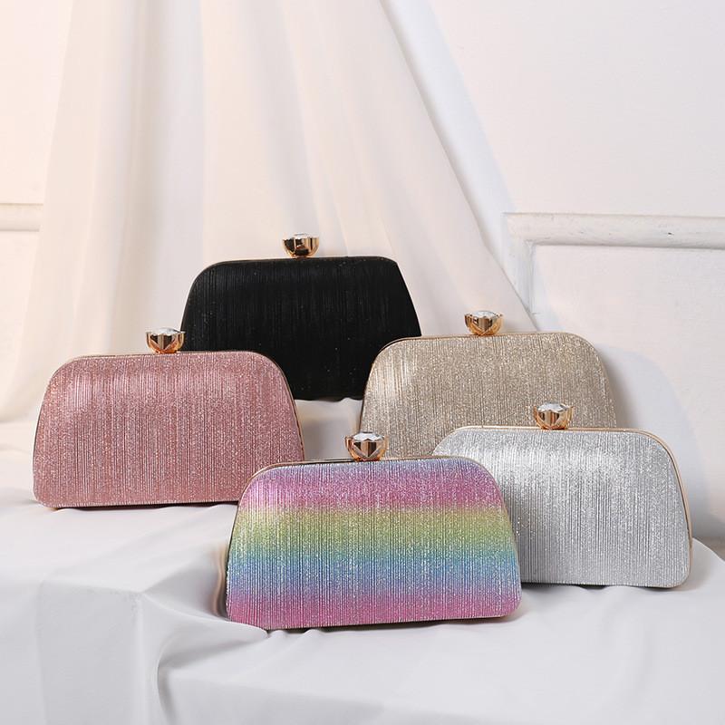 Pochette de soirée mode avec fermeture à fermoir pour femmes
