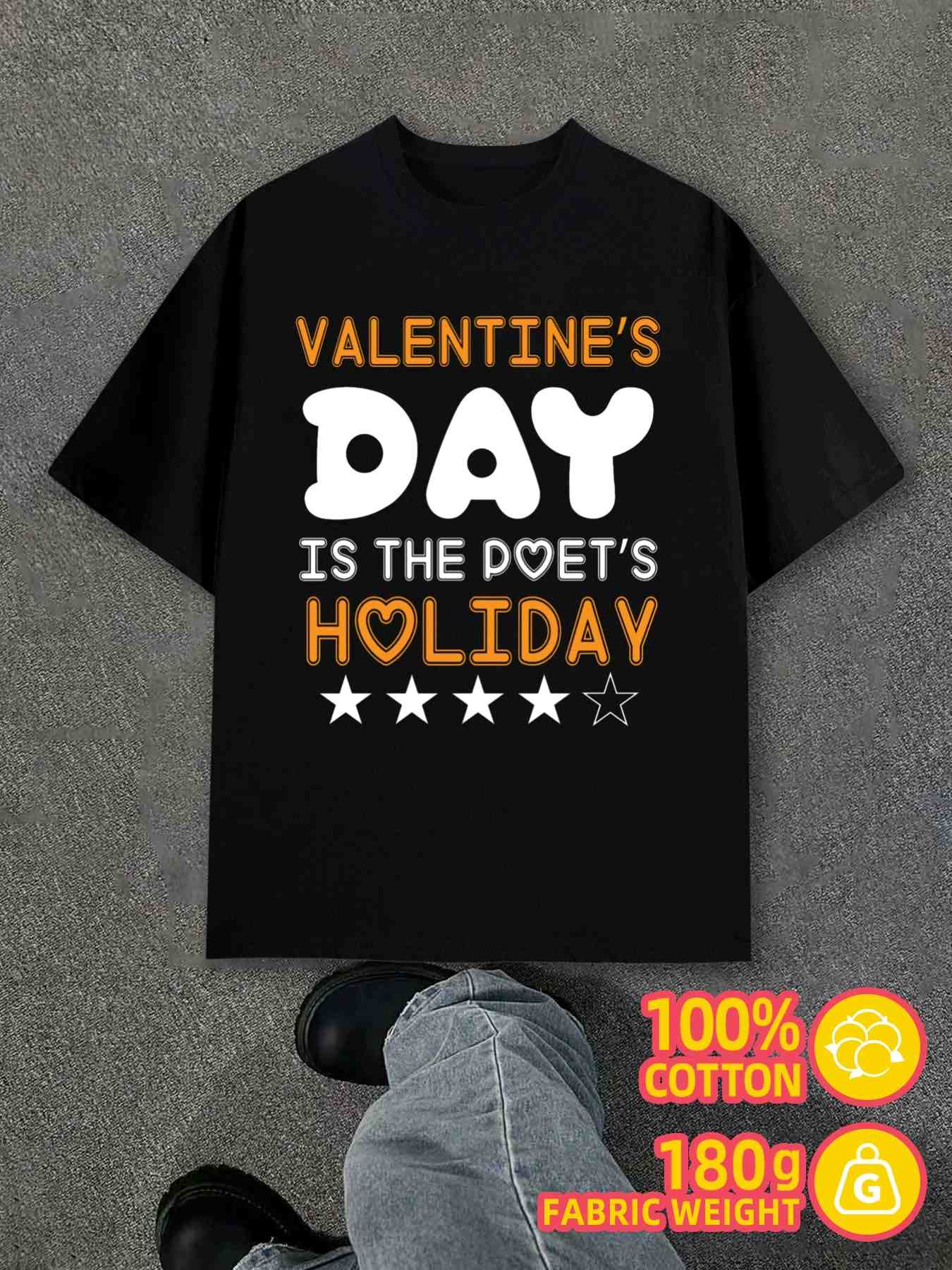 T-Shirt Y2K Valentine 1pc Same Black XL