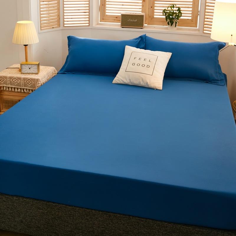 Wasserdichtes Spannbettlaken, weicher, atmungsaktiver Matratzenbezug, grau, Queen/King/Twin/Full (Kein Kissenbezug)