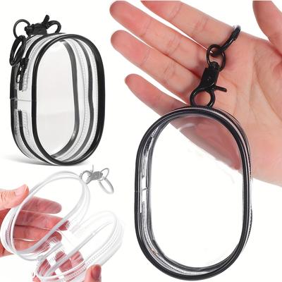 Versatile Transparent Storage Bag for Cables, Chargers & Headphones - Durable PVC, Portable Organizer