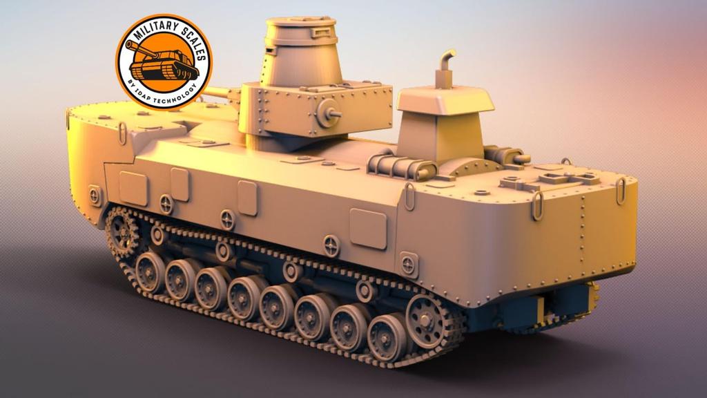 IDAP Technology Japan Speciální typ Vnitřní požární člun Kachi Car 3D tisková stavebnice PD72099 1/72